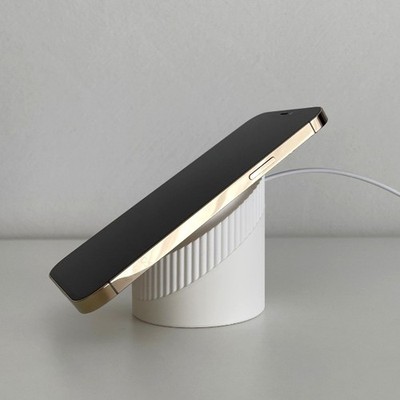 3D-Druck MagSafe Ladestation für iPhone inkl. Aufbewahrung aus recyceltem PLA