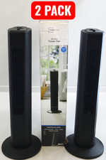 Mainstays 28 Tall 3-speed Oscillating Tower Fan Pack Of 2 Mainstays 28 Tall 3-speed Oscillating Tower Fan Pack Of 2