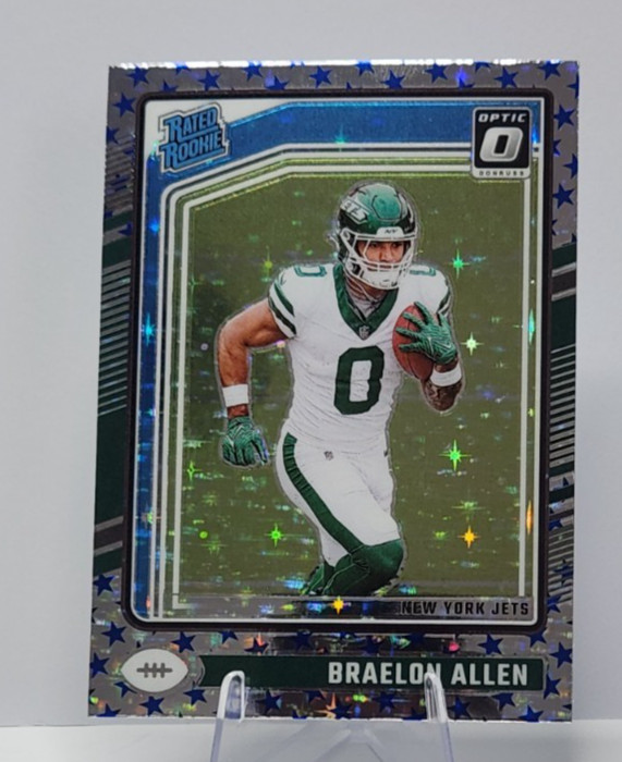 2024 Panini Donruss Optic - Rated Rookie Braelon Allen #211 Stars Prizm (RC)
