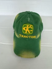 Kenny Chesney Hat Distressed Green (She Thinks My Tractor's Sexy ) 90's EUC