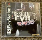Resident Evil 3 Nemesis PS1 Complete CIB Clean Disc Tested