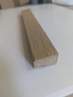 solid oak drip bead weather bar