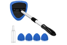 AstroAI Windshield Cleaner Tool, Car Interior Detailing Cleaning Kit Extendable