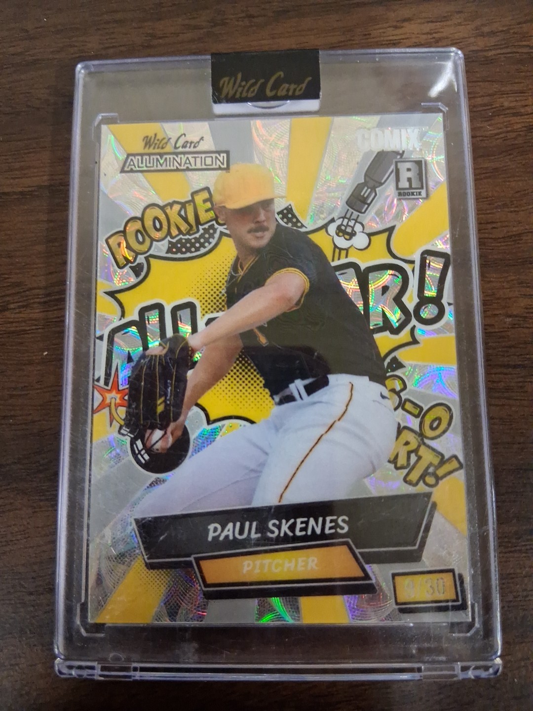 2024 Wild Card Alumination Comix Paul Skenes RC 9/30 Yellow  Holo ACYA-PS2
