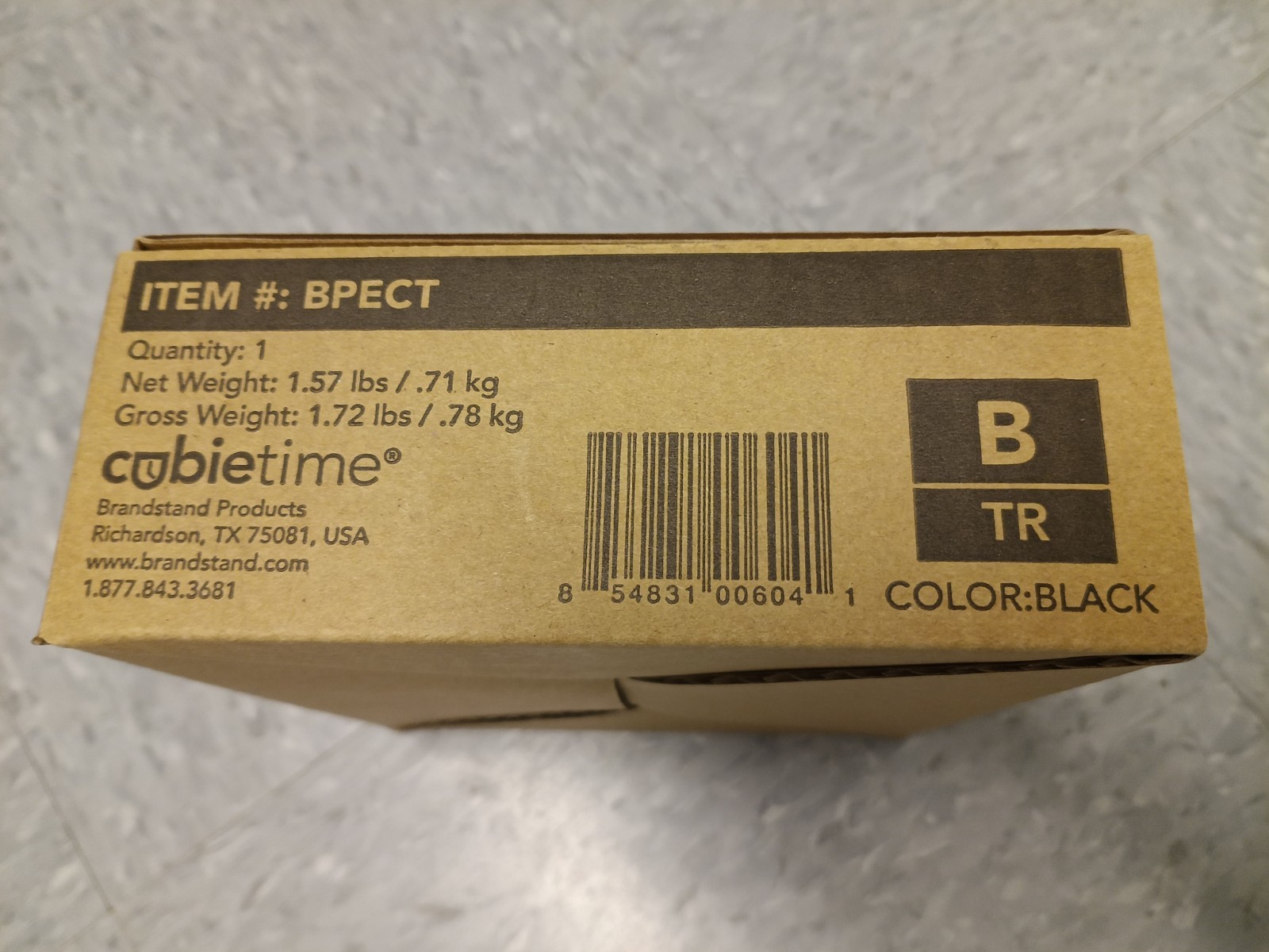 CubieTime BPECT Black Hotel Alarm Clock with 2 Outlets & 2 USB Ports New In Box