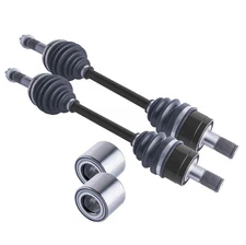 Kawasaki Brute Force rear cv axles & wheel bearings set 650i 2005 2006 - 2013