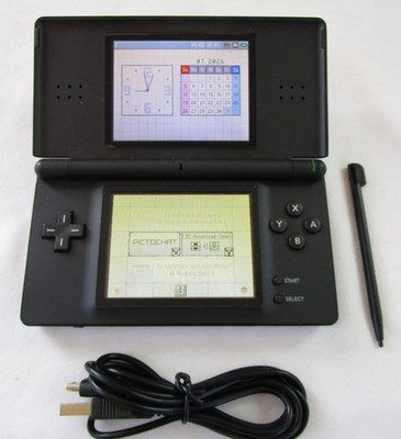 Nintendo DS Lite in schwarz + USB Ladekabel