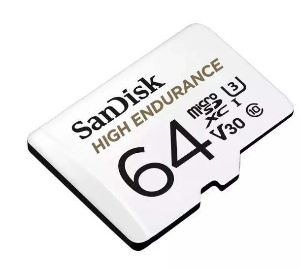 SanDisk High Endurance 100MBs MicroSD Memory Card - 64GB - Image 2 of 4