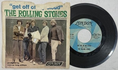 Rolling Stones Get Off Of My Cloud I'm Free 45 RPM Vinyl Record & Picture Sleeve