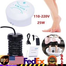 30min 25W 110-220V Plastic Black/White Foot Detox Spa Ion Cleanse Chi Machine