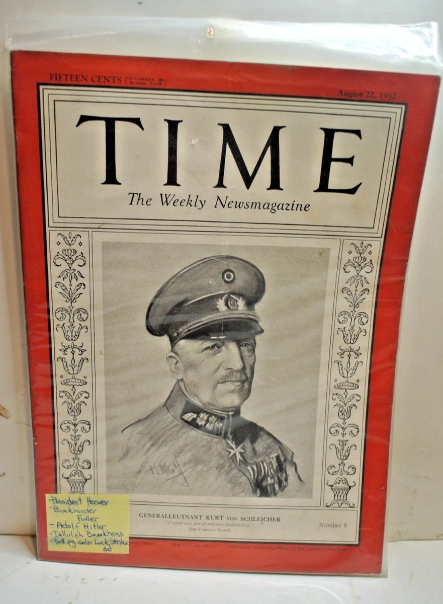 Time 1900-1939 Weekly Magazines for sale | eBay