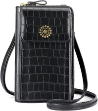 ROSIN Cell Phone Purse for Women Vegan Leather Small Crossbody Cell Phone Bag T
