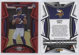 2023 Certified Rookies Mirror Red /99 Jaren Hall #120 Rookie RC