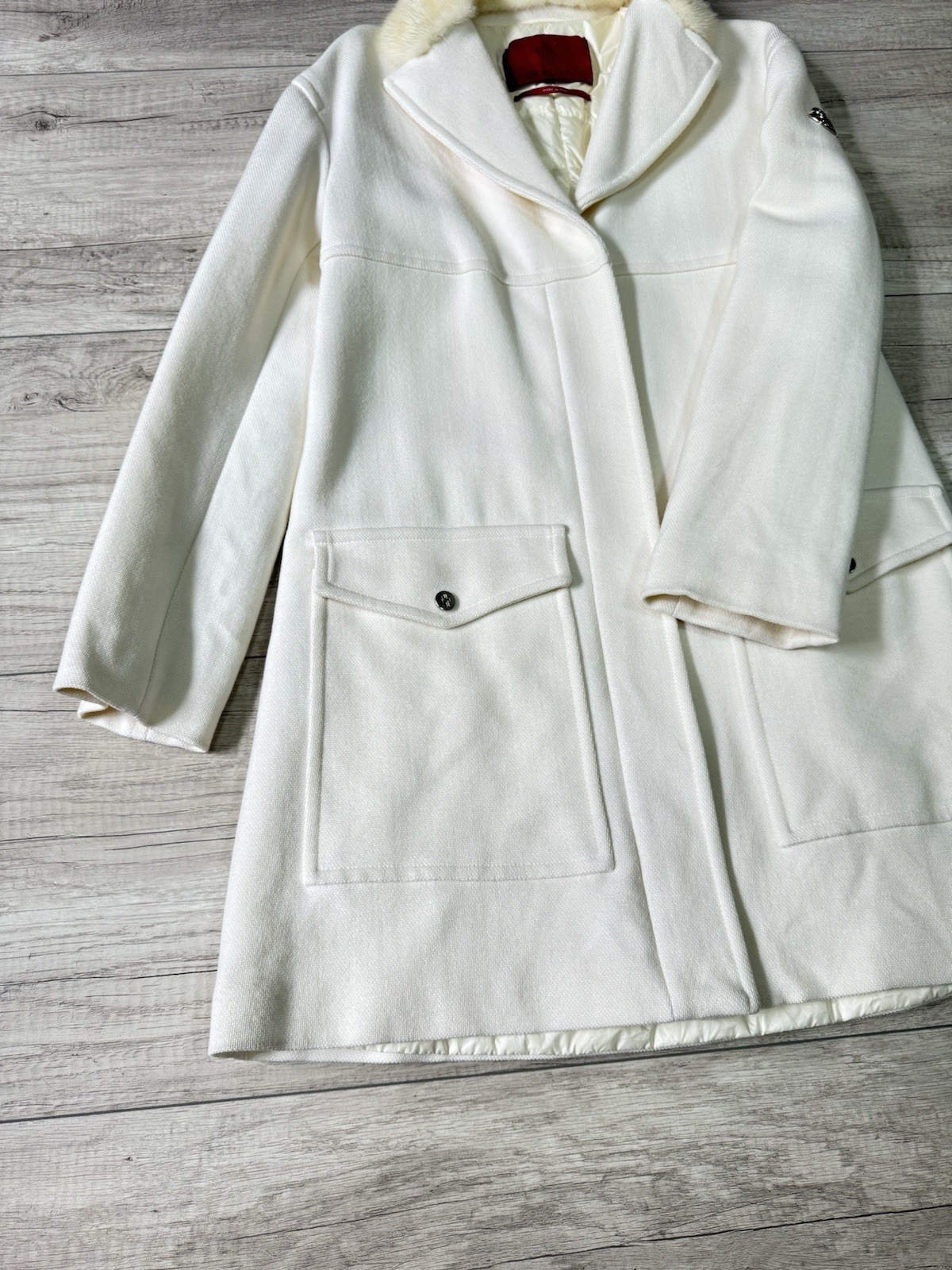 Very Rare Moncler Gamme Rouge Puffer Coat Wool Jacket image 2