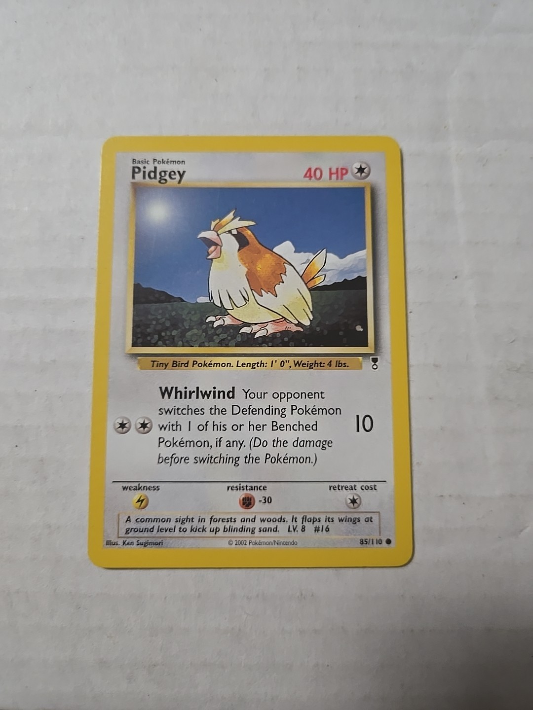 Pokemon card -  Pidgey   85/110 Legendary Collection 