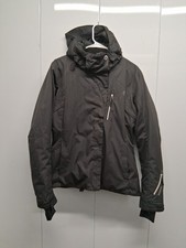 Rossignol Ski Jacket Women s Insulated Size Large Black Hooded Snow