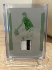 2019 Panini National Treasures Max Scherzer #139 Printing Plate Green 1/1