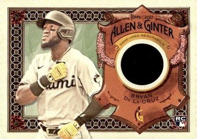 2022 Topps Allen & Ginter #AGRA-BDLC Bryan De La Cruz Full-Size Relics A Design