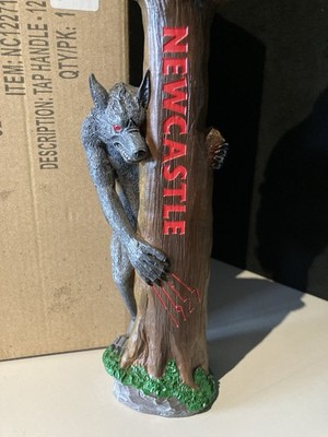 🔥 Rare NIB Newcastle Werewolf Blood Red Ale Beer Tap Handle Craft