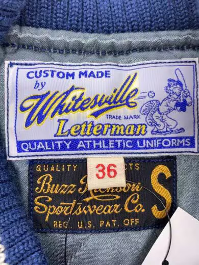 Buzz Rickson's Stadium Jacket/ Size 36/ Wool/ NVY… - image 3