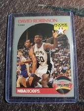 1990-91 NBA Hoops - #270 David Robinson Rookie of the Year
