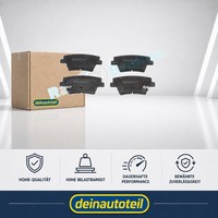 Bremsbelagsatz Scheibenbremse Hinten RAP Brakes R P1682 FÜR Hyundai BremsbelÄGe