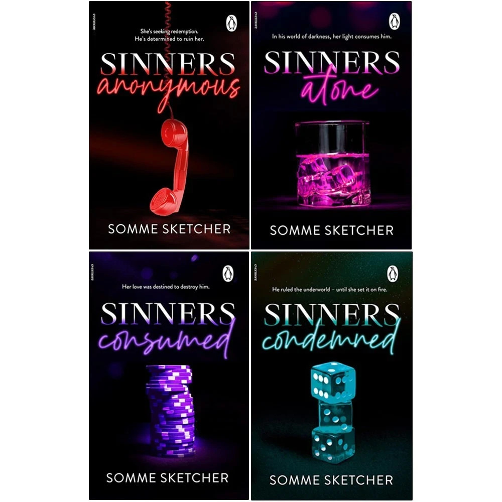 Sinners Anonymous Series 4 Books Collection Set Sinners Condemned,Sinners Atone