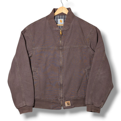 Carhartt Plainsman Jacke Herren Large Blanket Lined Canvas Duck Santa Fe JS0173