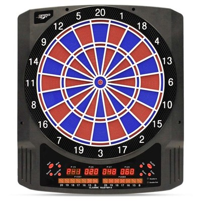 CARROMCO Elektronik DARTBOARD CLASSIC MASTER II, mit Netzteil, Turniermaß Pfeile