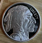 ⭐️SMI Buffalo 1 oz .999 Fine Silver Round Prooflike Mint Mark SMI