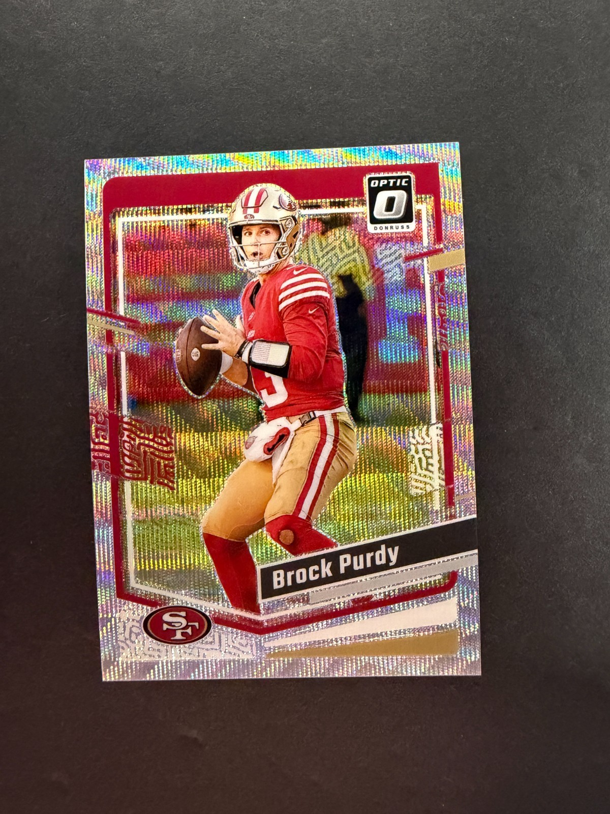 Brock Purdy 2023 Panini Donruss Optic Wave /300 #168