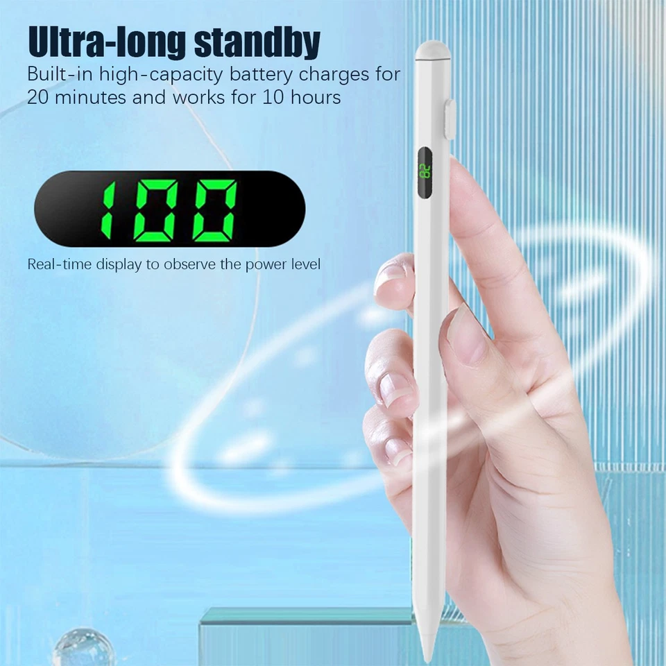 Universal Capacitive Touch Screen Stylus For iPad IOS Android Phone Tablet Pen - Image 2 of 4