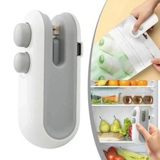 2 in 1 Mini Bag Sealer USB Charging Clip Sealing Machine for Food Preservation