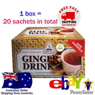 Intra Instant Java Ginger Tea Healthy Warm Powder Drink Jahe Wangi 20x17g Halal