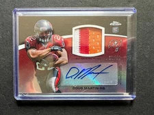 2012 Topps Chrome NFL Rookie Patch Auto RPA - Doug Martin RC /50