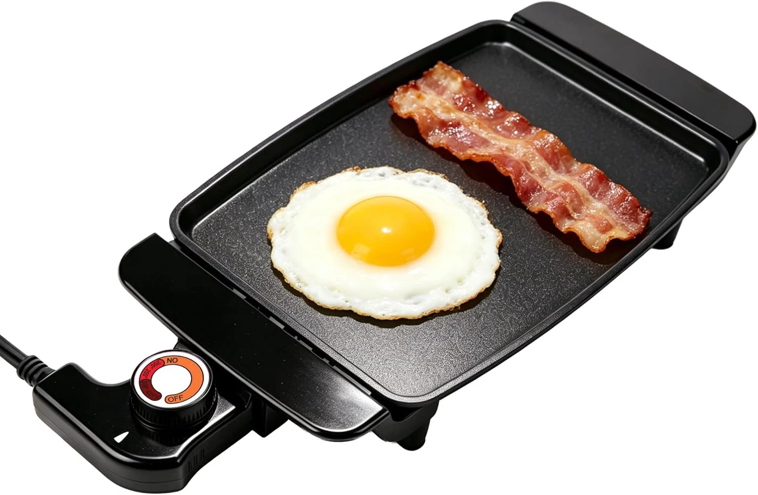 Small Electric Griddle, 10 Inch Mini Ceramic Non-Stick Electric Skillet with Adj