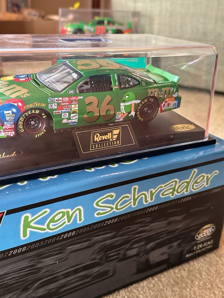 2000 Ken Schrader #36 M&M’s Pontiac 1:24 Revell NASCAR COA – 1 of 3,120 w/Box - Image 2 of 4