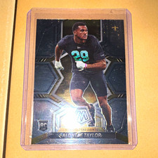Panini 2022 Mosaic Alontae Taylor Rookie #391 New Orleans Saints NFL Card. rookie card picture