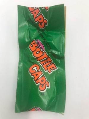 Vintage 1989 Sealed Bottle Cap Candy Willy Wonka Green Wrapper