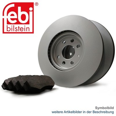 FEBI BILSTEIN Bremsscheiben Set + Beläge für LAGUNA BG0 RENAULT 2 KG0 16V BG0A