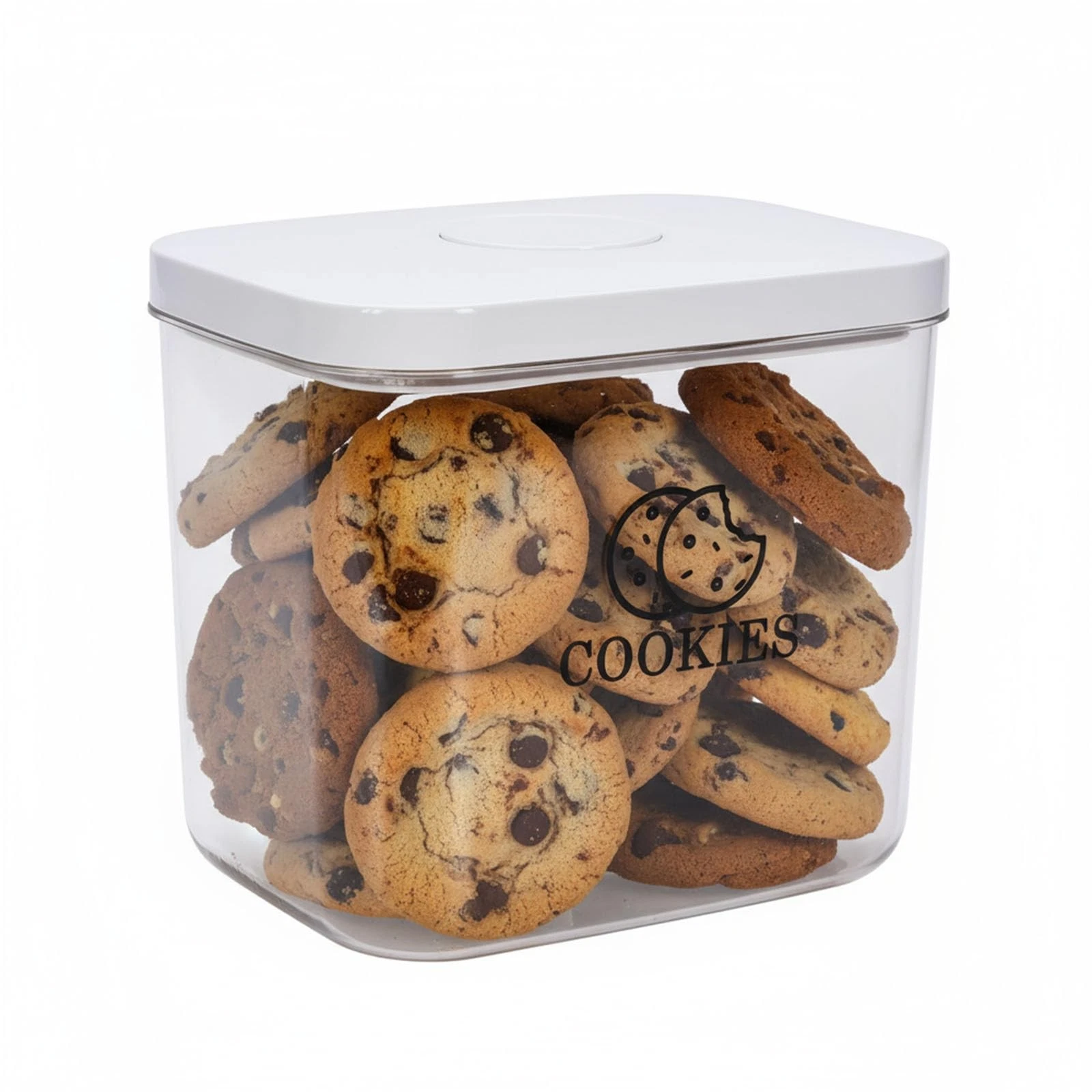 Cookie Jar with Airtight Lid,Bread for Kitchen Countertop,Time Recording Brea...