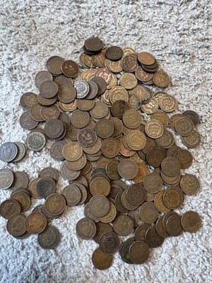 Lot Of 200 Indian Head Pennies