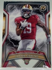 2024 RESURGENCE JACOB COWING BASE ROOKIE FOOTBALL CARD 49ERS NFL 184 topps 