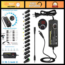 Adjustable 72W AC/DC Power Supply Adapter 3V-24V with LED Display  14 Tips