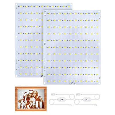 Lithophane LED Backlight Kit for 3D Printed Art, 2 Pack, USB-C Powered