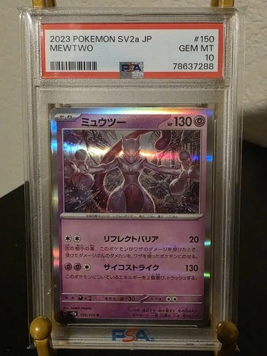 PSA 10 GEM MINT 2023 POKEMON SV2A JP MEWTWO #150