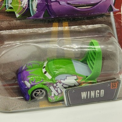 2008 Disney Pixar The World of Cars #53 WINGO 1:55 (Damaged Card