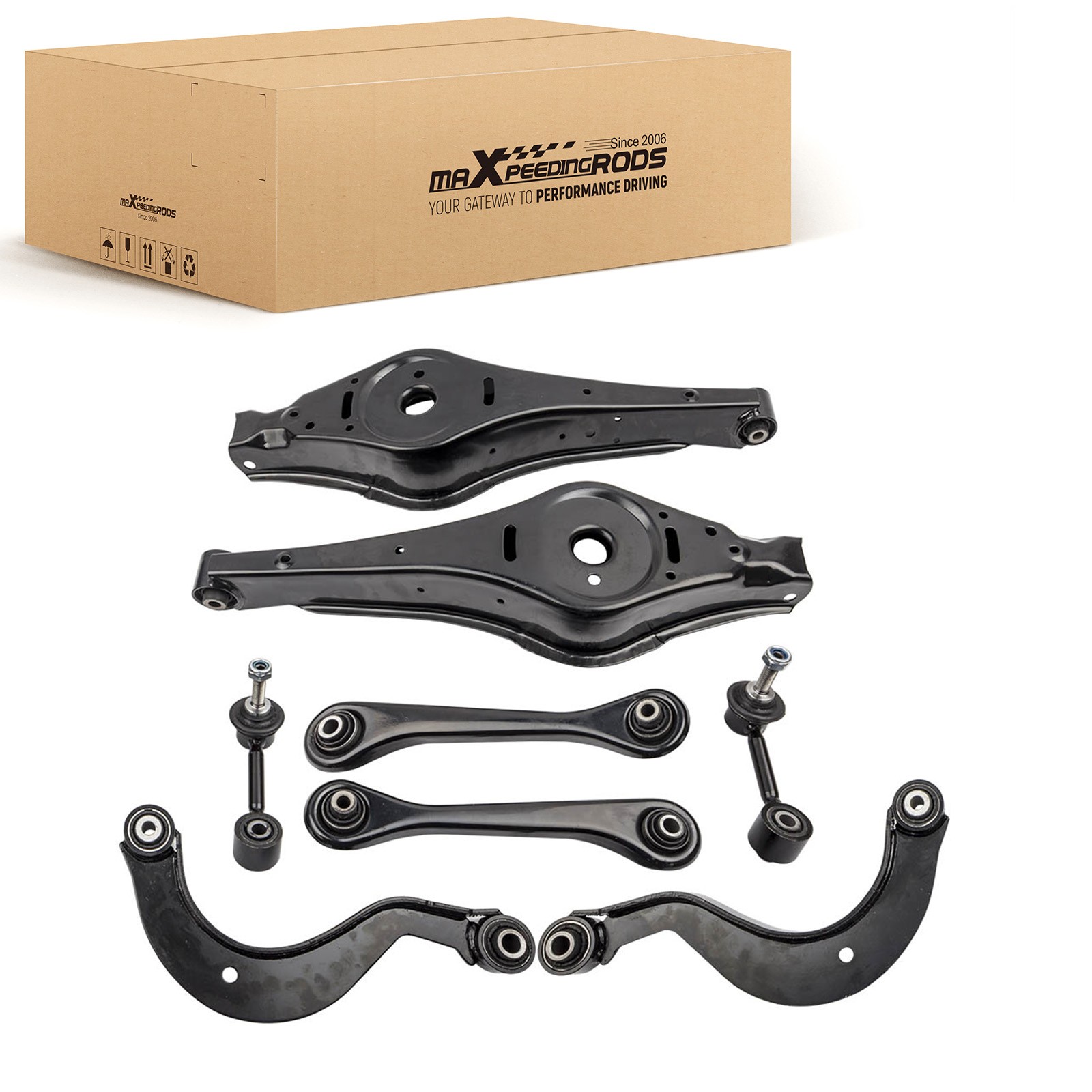 Rear Wishbone Track Control Arm Kit for AUDI A3 (8P1) VW GOLF 5 6 PASSAT TOURAN