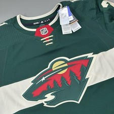 Adidas PRIMEGREEN Minnesota Wild Ryan Suter NHL Hockey Jersey Men’s Sz 50 Green