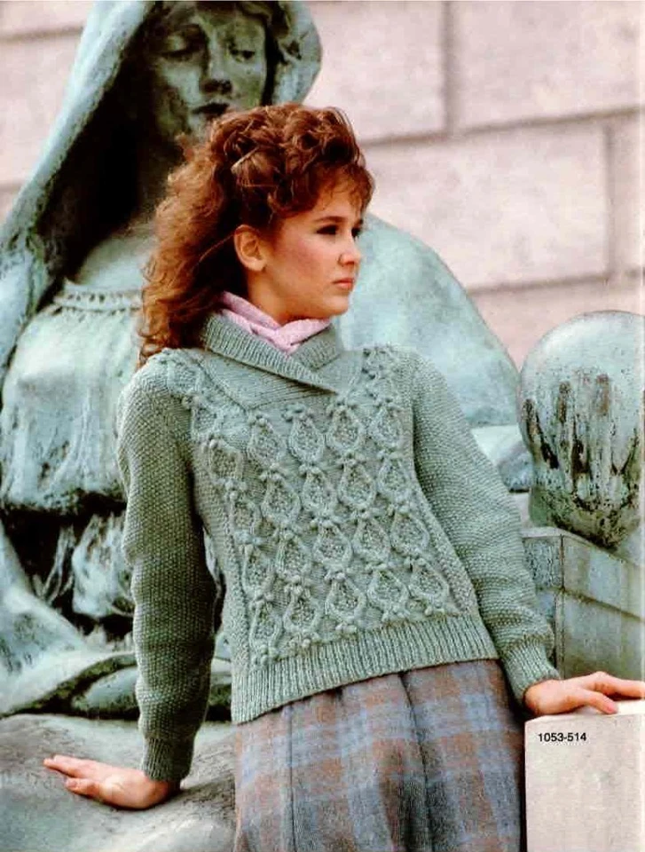 Sweater Knitting Pattern Book Sweaters Bernat No 514 1983 Vintage - Image 3 of 3